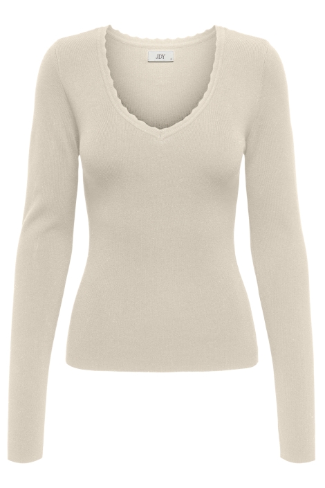 Jacqueline de Yong jdycirkeline l/s scallop edge pull